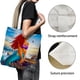 thumbnail image 3 of Black Mermaid Bolso de tela con estampado de lienzo para mujer, bolsa de compras reutilizable y estética, con cremallera interior, regalo para mujer,40*40cm., 3 of 6