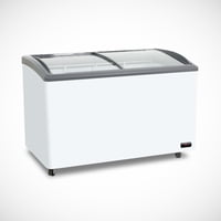 Maigas - Congelador Vidrio Curvo 254 Lt. Hd-437Sm