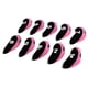 thumbnail image 4 of 10pcs Neopreno Golf Club Cubiertas para la cabeza Cu?a Hierro Protector Negro + Rosa, 4 of 5