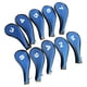 thumbnail image 4 of Juego De 10 Uds. De Fundas Para Cabeza De Hierro De Golf, Funda Para Cabeza De Palo De Golf, Putter Para Deportes Al Aire Libre, Lado Negro Y Azul, 4 of 5