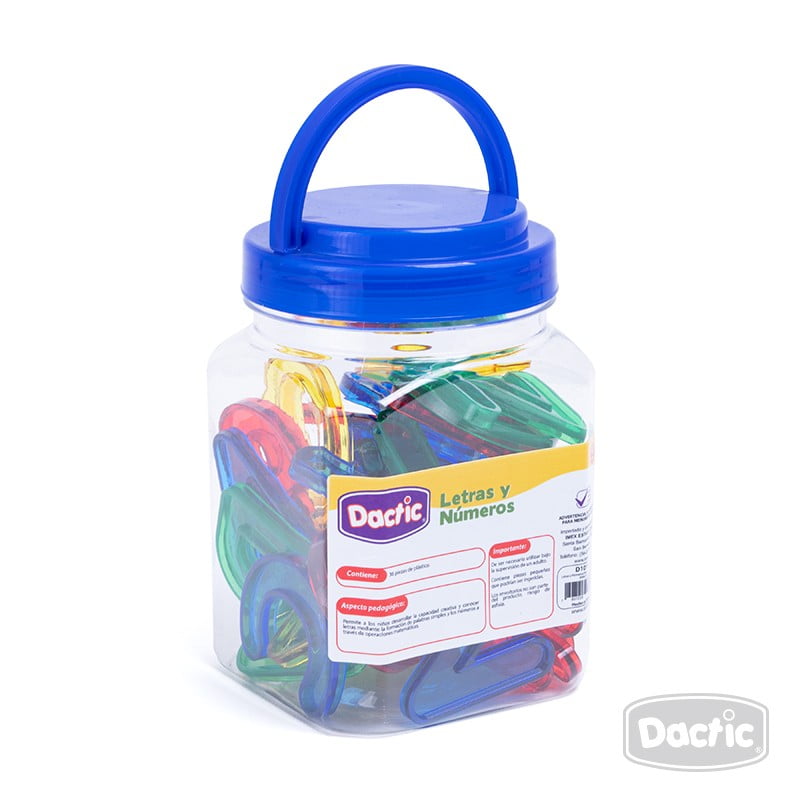 Dactic - Letras/numero Plastico