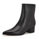 thumbnail image 1 of Bootie Nine West Maribu para mujer, piel negra con tacón de 4,5 cm, 1 of 7