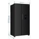 thumbnail image 3 of Refrigerador Side by Side Inverter 480L Black Mabe MSC480LMRPS0, 3 of 11