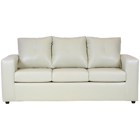 Muebles América - Sofá Emilia 3 Cuerpos Pu Beige
