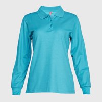 Jayson - Polera Ml Mujer Waffle Turquesa M