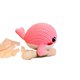 thumbnail image 3 of Figura ballena estilo tejido decorativa rosa, 3 of 3