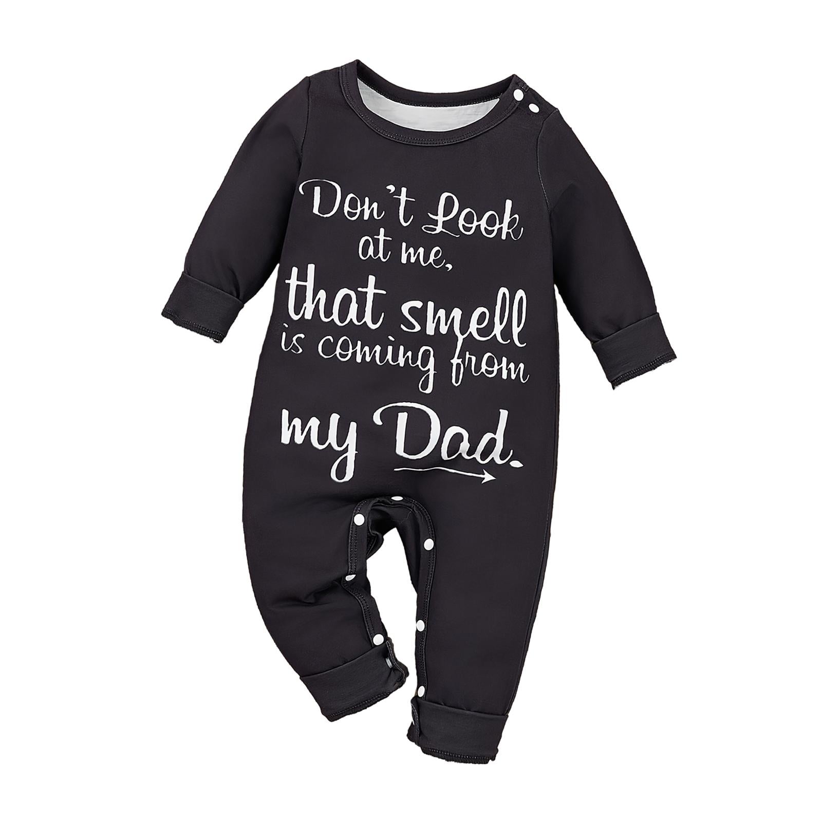 Bothyi - Mono Para Bebé Con Estampado De Letras, Mono Para Niños Pequeños Para Vacaciones, Ropa De Juego, Uso Diario De 3 A 6 Meses