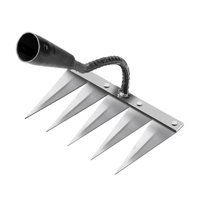 Ioensy - Azada Para Horticultura De Varios Tamaños, Herramientas De Jardín Indispensables, Acero De 5 Dientes