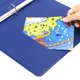 thumbnail image 4 of Carpeta COMIX de anillas tipo D inclinadas 2,5 cm – Paquete de 6 – Azul marino, 4 of 7