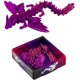 thumbnail image 1 of Figura De Dragón De Cristal Purpura De 30 Cm Con Alas, 1 of 2