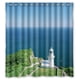 thumbnail image 1 of Cortina de ducha con hermosos paisajes de Hokkaido y ganchos (66 x 72 pulgadas), 1 of 3