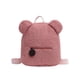 thumbnail image 1 of Personalised Womens Girls Cute Bear Pattern Backpack Gift Plush Toddler Backpack for girls Custom Name Small Casual Shoulder, 1 of 3