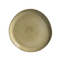 Mova - Set De 6 Plato Redondo Ceramica 26 Cm Beige Linea Ekos