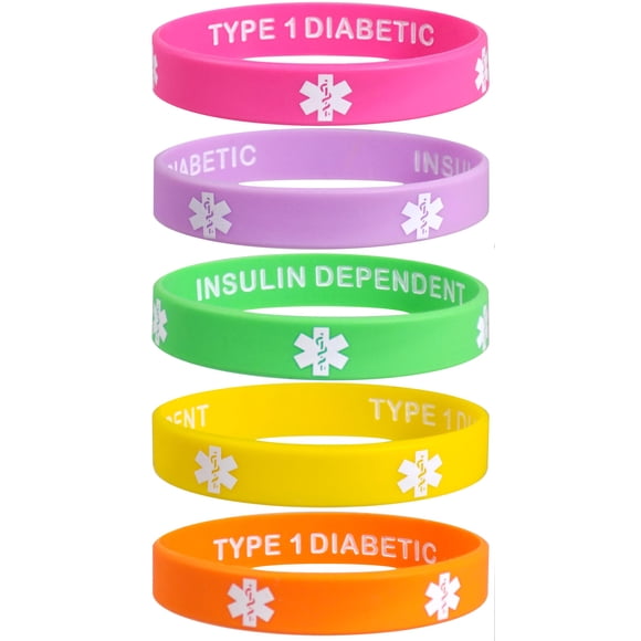 Pulsera Max Petals 20 cm Alerta Diabética (Pack de 5)