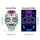 thumbnail image 1 of Funny Halloween Death Fluorescent Tattoo Sticker Face Sticker Undead Ghost Day Scar Tattoo Sticker, Temporary Tattoo Sticker The Day Of Dead Halloween Makeup, 1 of 3