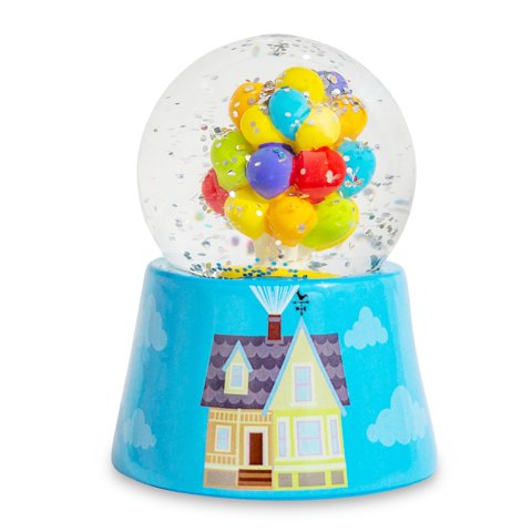 Silver Buffalo - Minibola De Nieve Disney Pixar Up House Iluminada Con Purpurina Para Adultos, 3 Pulgadas De Alto