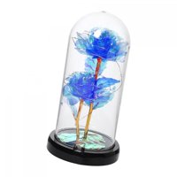 Magideal - Flores Eternas, Flores Artificiales Decorativas Hechas A Mano Para Novia. Azul