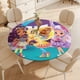 thumbnail image 4 of Sunny Day theme Fitted Round Tablecloths Elastic Edged Table Covers Waterproof Table Cloth For Kitchen Holiday Party Tables Decor 150cm, 4 of 6