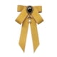 thumbnail image 2 of Pajarita Cinta Broche Bowknot Pajarita Regalo Collar Pin Para Camisa Uniforme Traje Amarillo, 2 of 5