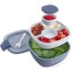thumbnail image 1 of Bentgo Salad Container, recipiente para ensaladas con bandeja superior de 4 compartimentos, 1 of 3