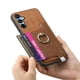 thumbnail image 3 of Funda Magnética Para Samsung Galaxy A15 Con Billetera Y Anillo Protector Resistente Marrón, 3 of 6