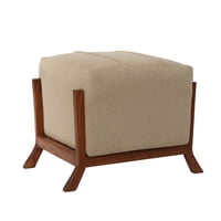 Latam Home - Pouf Marsella Lino Natural