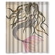 thumbnail image 1 of Increíble cortina de ducha de sirena, juego de cortina de baño con ganchos, tamaño 60 x 72 pulgadas, 1 of 3
