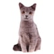 thumbnail image 2 of Cojín Suave Abrazadera Cama Sofá Reposacabezas Ni?os Juguete Gato Relleno Gris, 2 of 5