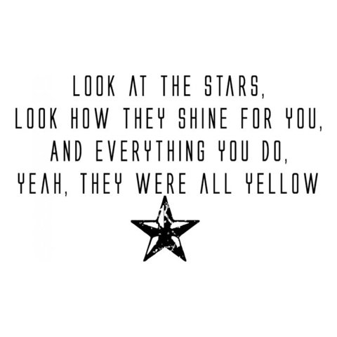 Rienda Libre Graphics - Decomural Coldplay Yellow Ws-34182