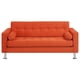 thumbnail image 1 of Sofa Retro 3c Felpa 12 Naranja, 1 of 6