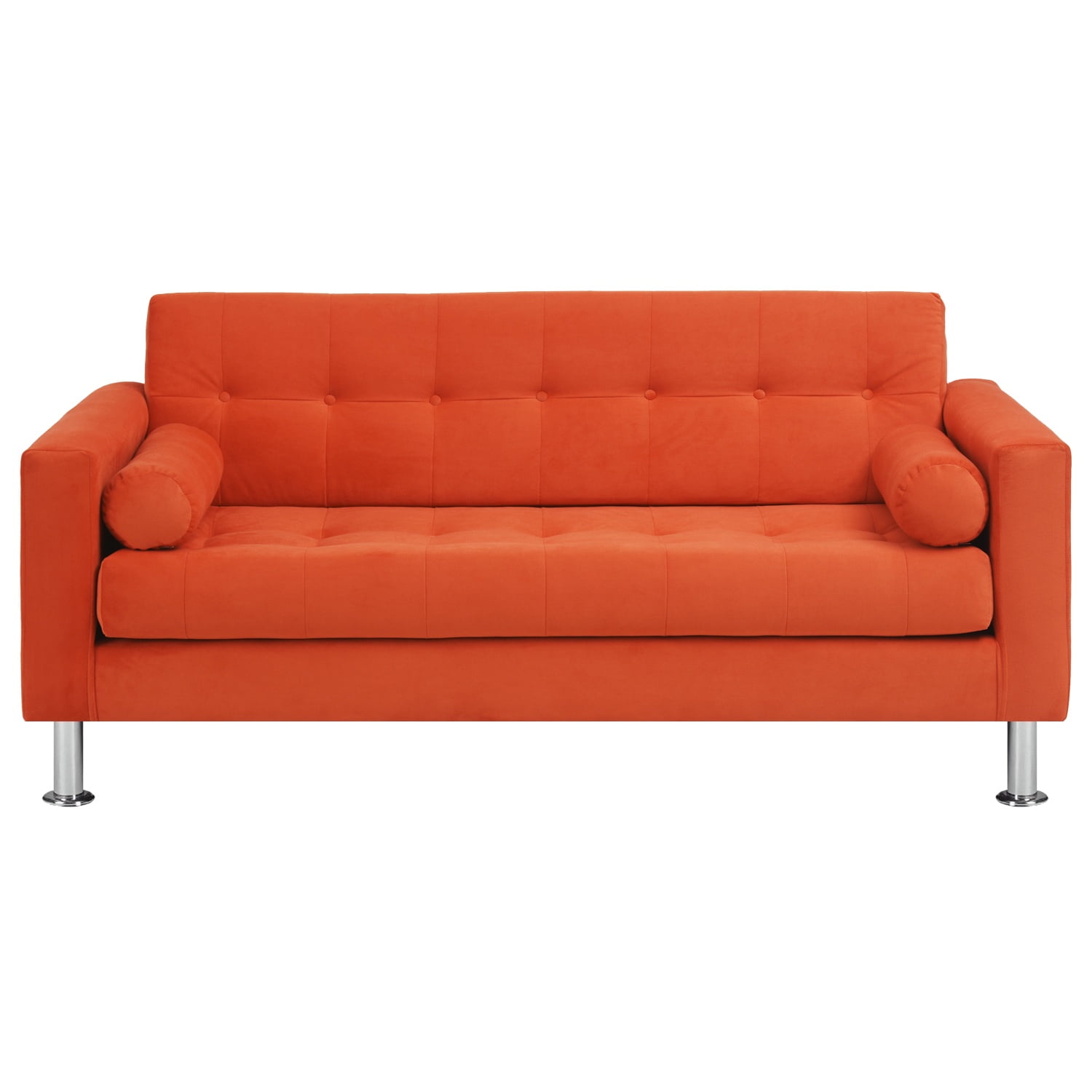Bodevir - Sofa Retro 3c Felpa 12 Naranja