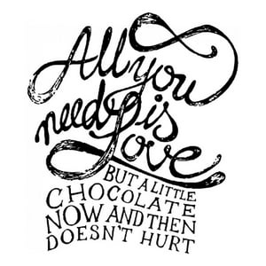 Rienda Libre Graphics - Decomural Love And Chocolate Kitchen Ws-34332