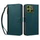 thumbnail image 1 of Funda Tipo Billetera para Motorola Moto Edge 70 5G con Soporte y Bolsillo con Cierre Verde, 1 of 1