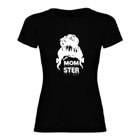 Polera Mom Ster Mama Monster Halloween Divertido