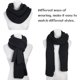 thumbnail image 4 of Bufanda gruesa de punto trenzado para hombre y mujer, cálida y larga, de invierno, LT01, 4 of 6