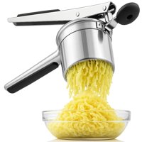 Exprimidor De Patatas Lunacozy, Grande, De Acero Inoxidable, Resistente