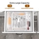 thumbnail image 2 of Organizador de cubiertos Ukeetap, extra grande, ampliable, blanco, 2 of 8