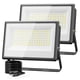 thumbnail image 1 of Reflector LED Olafus, paquete de 2, 100 W, 9000 lm, impermeable IP66, 1 of 8