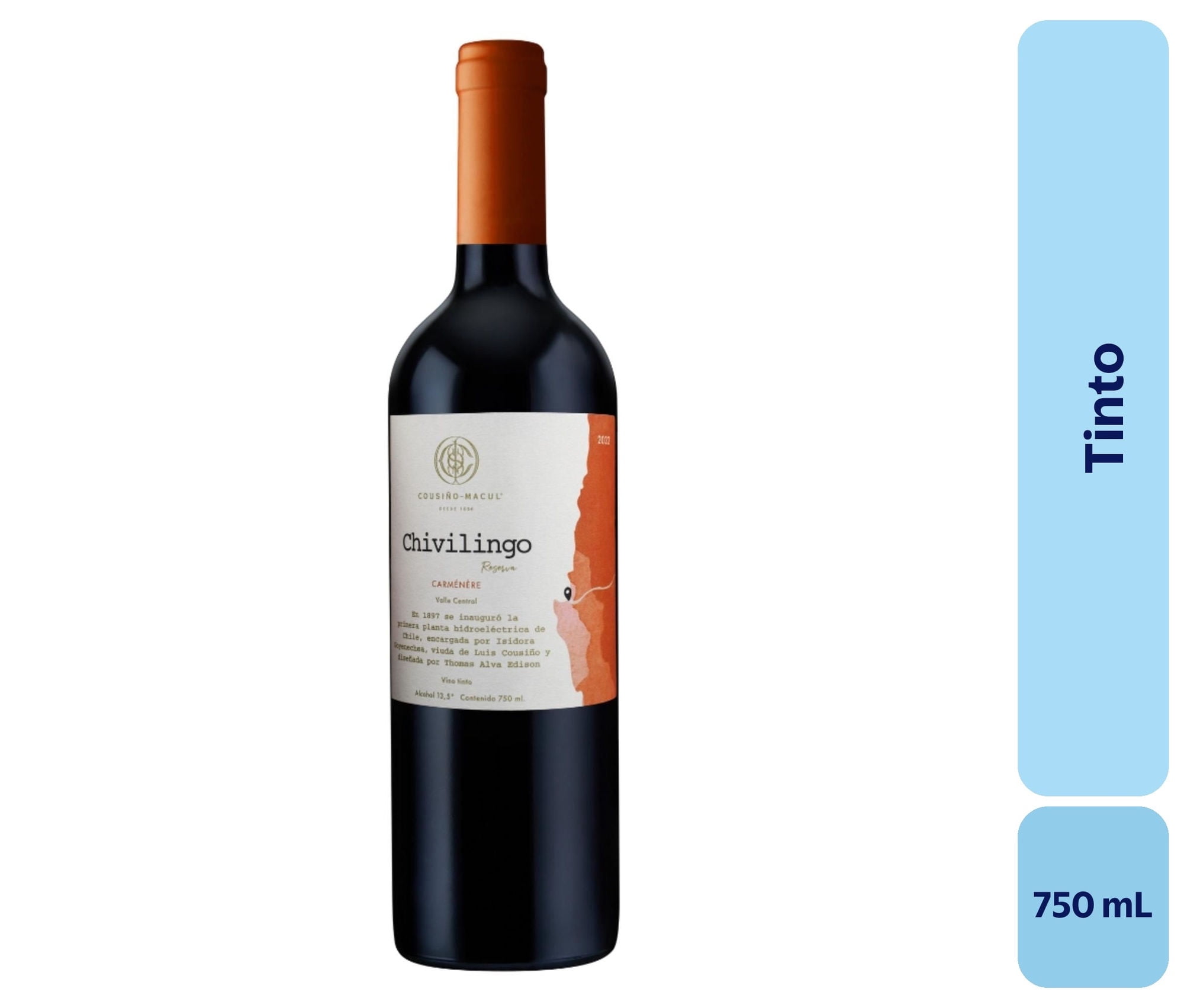 Vino Tinto Botella 750 mL Cousino Macul