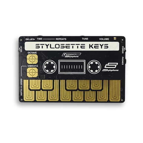 Estilosette estilófono para instrumentos musicales sintetizados con casete