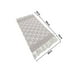 thumbnail image 2 of Bajada de cama killim con flecos 110 cm x 60 cm b02, 2 of 6