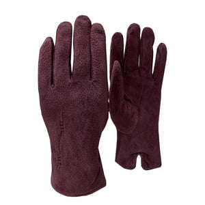 Todopiel - Guante Mujer Gamuza Gu055 Burdeo