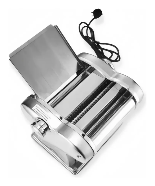 Genérico - Máquina Para Hacer Fideos Con Rodillo Masa 2En1 Plateado