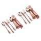 thumbnail image 4 of 36pcs / Lot Juego De Cubiertos De Plástico Desechables Grandes Tenedores Cuchillos Cucharas Oro Rosa, 4 of 6