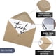 thumbnail image 2 of Tarjetas De Agradecimiento 100 Unidades Sobres Kraft Y Stickers, 2 of 7