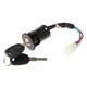thumbnail image 4 of Cerradura De Interruptor De Encendido Cerradura De Cilindro Multiusos Para Ciclomotor, Triciclo, Motocicleta, 3 Cables, 4 of 4