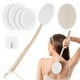 thumbnail image 1 of Aplicador de loción para espalda, juego de 7 aplicadores de crema para espalda, cepillo corporal 2 en 1, exfoliante de espalda para autoaplicación., 1 of 6