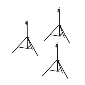 Genérico - 3 Atriles Stand Para Estudio Fotográfico Trípode 2 Metros