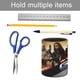 thumbnail image 5 of G.I. Joe-theme Cylinder Pen Holder Pencil Organizer with Flannel Lining PVC Leather Material Cardboard Base for study work 10*8CM, 5 of 6