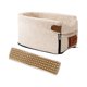 thumbnail image 4 of Asiento Elevador Para Automóvil Para Mascotas, Porta Perros, Asiento Para Automóvil, Canasta Con Alfombra De Verano, Beige, 4 of 5